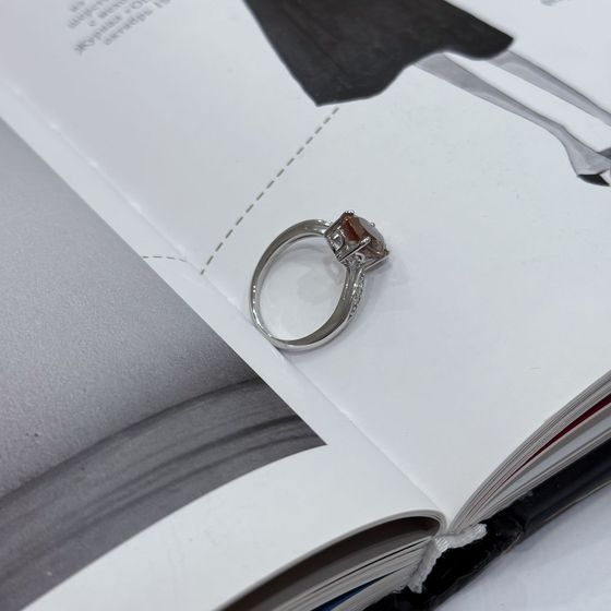 Серебряное кольцо с султанитом 2.54ct