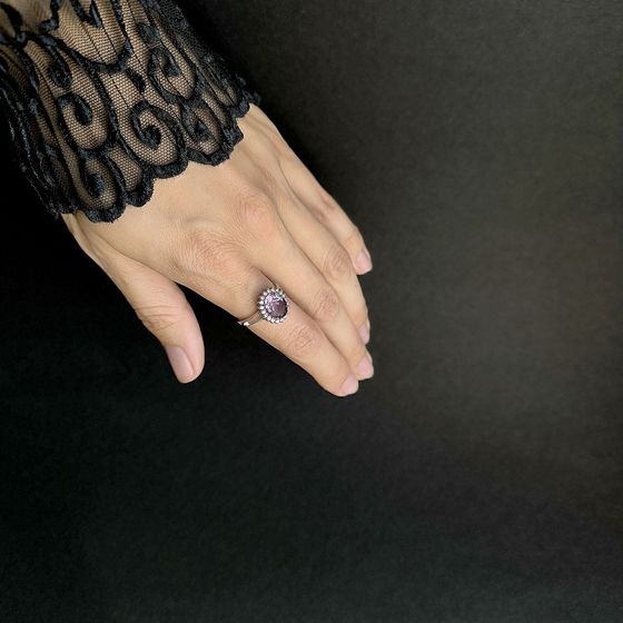 Серебряное кольцо с аметистом Серебряное кольцо с аметистом