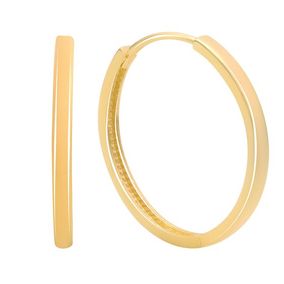 Золотые серьги без камней