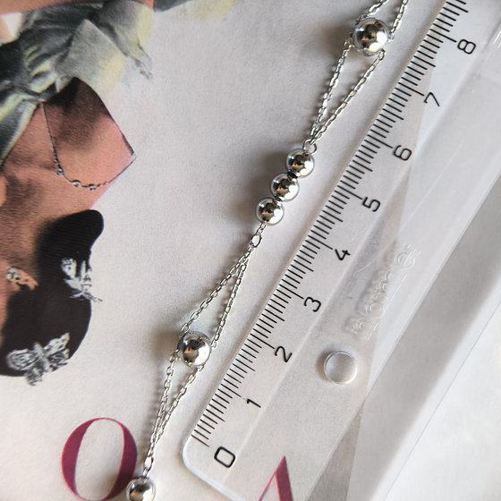 Серебряный браслет без камней