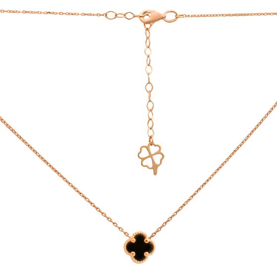 Золотое колье с ониксом