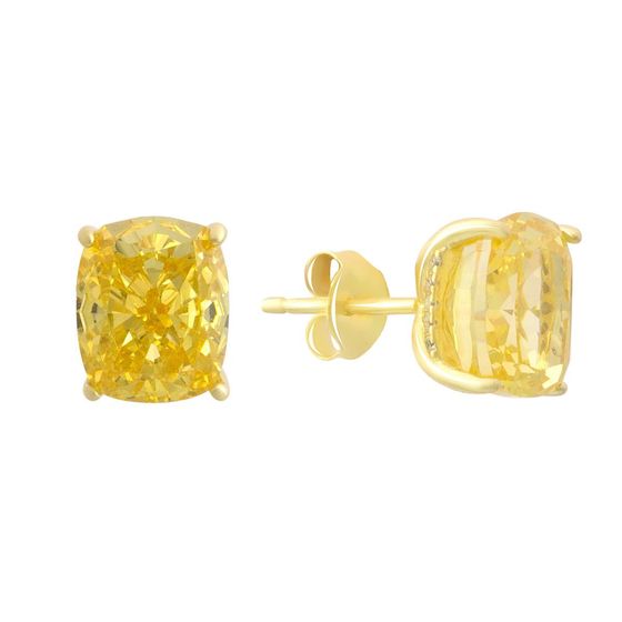 Серебряные серьги с фианитами