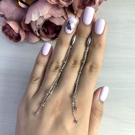 Серебряные серьги без камней