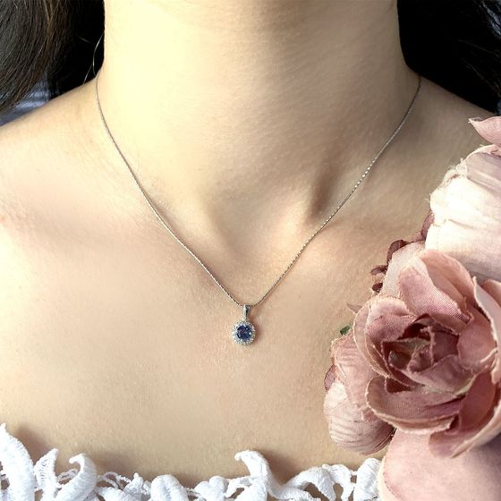Серебряная подвеска с мистик топазом 0.6ct