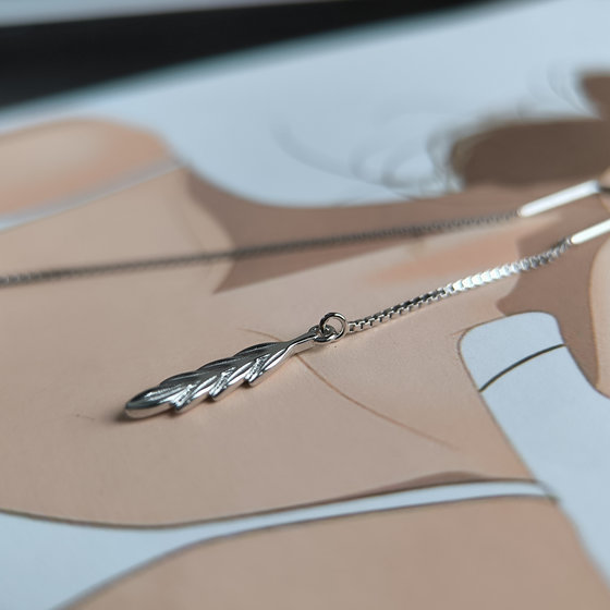 Серебряные серьги без камней