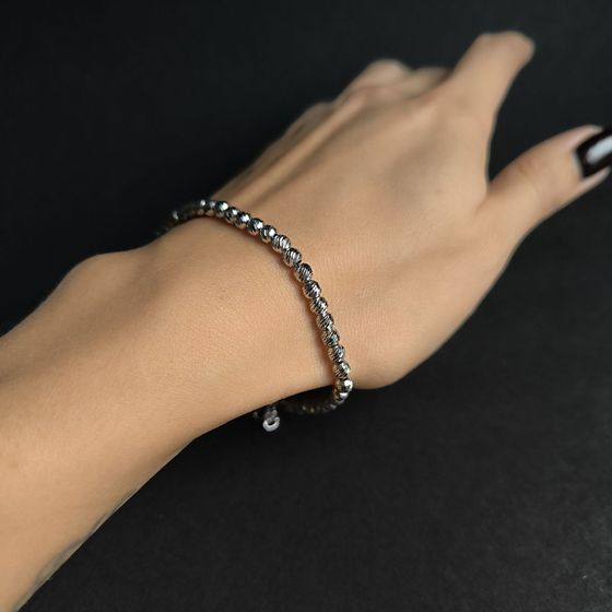 Серебряный браслет без камней