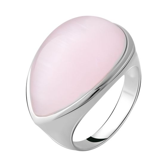 Серебряное кольцо с кошачьим глазом 16.65ct