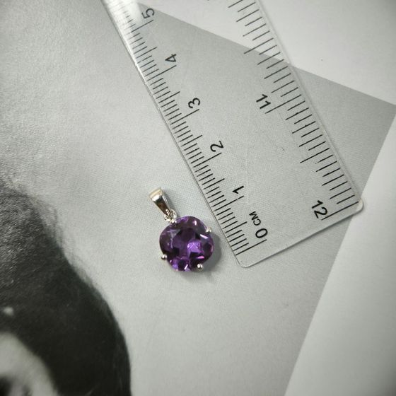 Серебряная подвеска с александритом 5.25ct