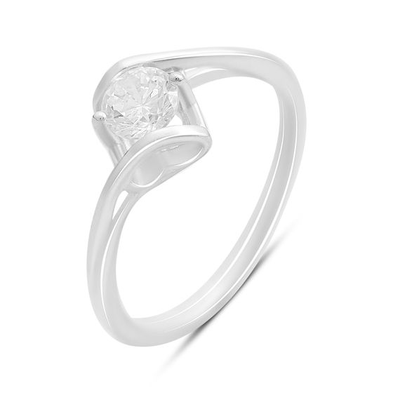 Серебряное кольцо с фианитами