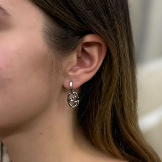 Серебряные серьги без камней