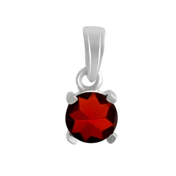 Серебряная подвеска с гранатом 0.613ct