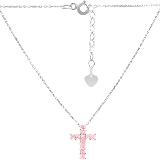 Серебряное колье с фианитами Серебряное колье с фианитами