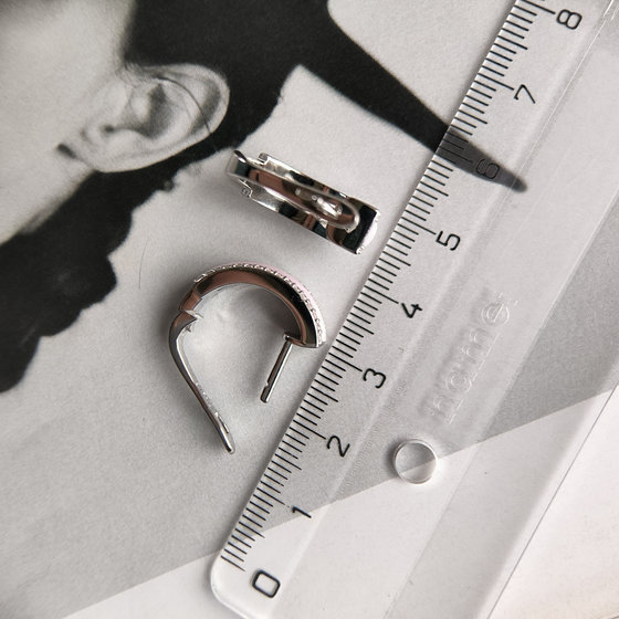 Серебряные серьги с керамикой