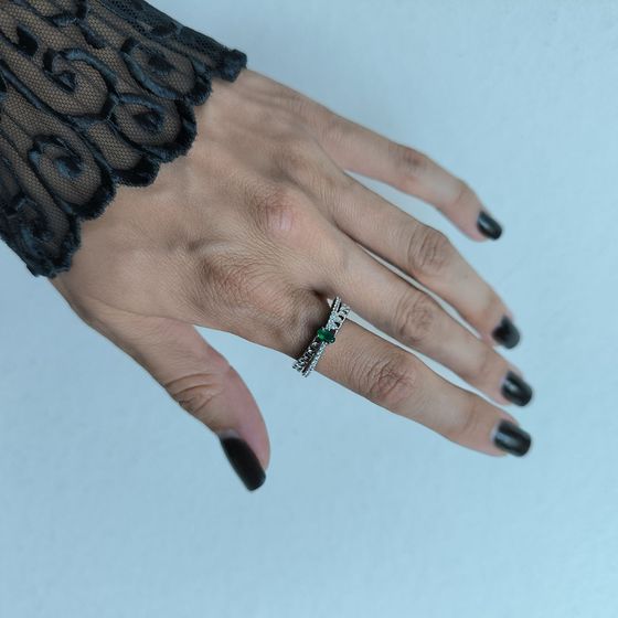 Серебряное кольцо с агатом 0.577ct