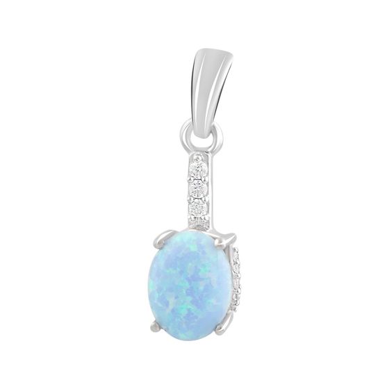 Серебряная подвеска с опалом 0.668ct