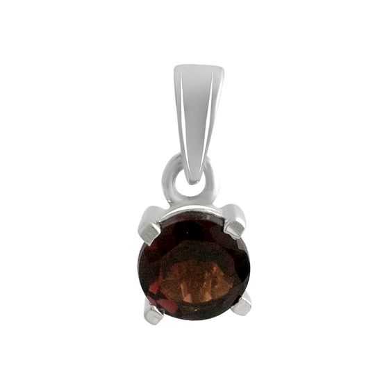Серебряная подвеска с гранатом 0.587ct