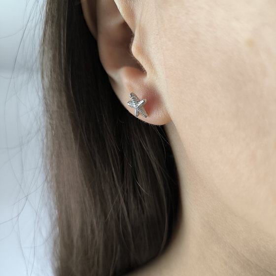 Серебряные серьги без камней