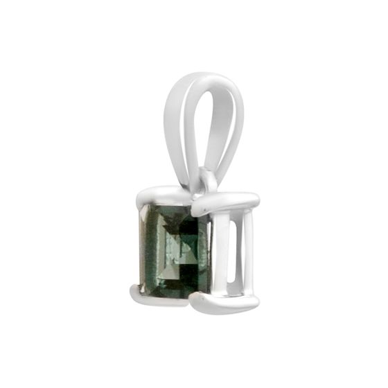 Серебряная подвеска с топазом Лондон Блю 0.6ct