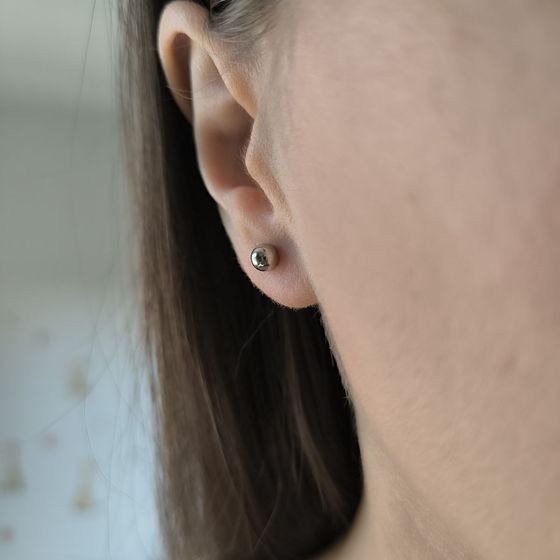 Серебряные серьги без камней