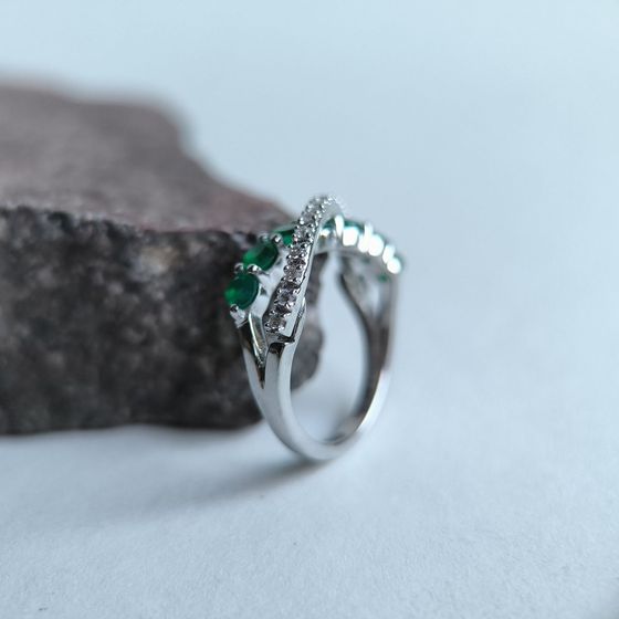 Серебряное кольцо с агатом 0.983ct