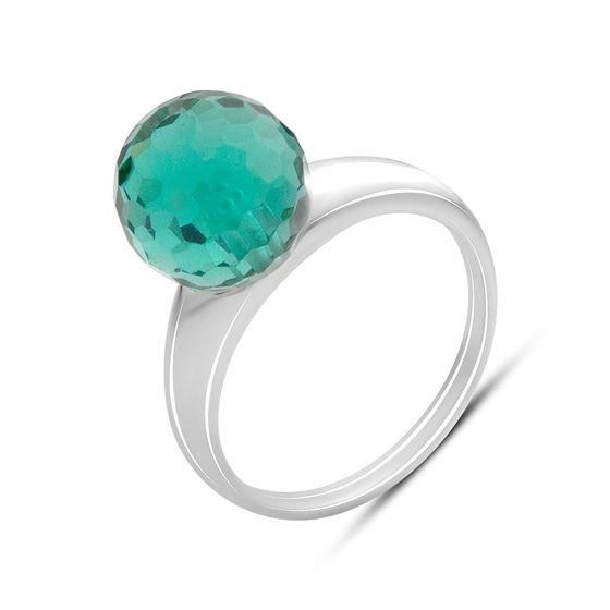 Серебряное кольцо с фианитами