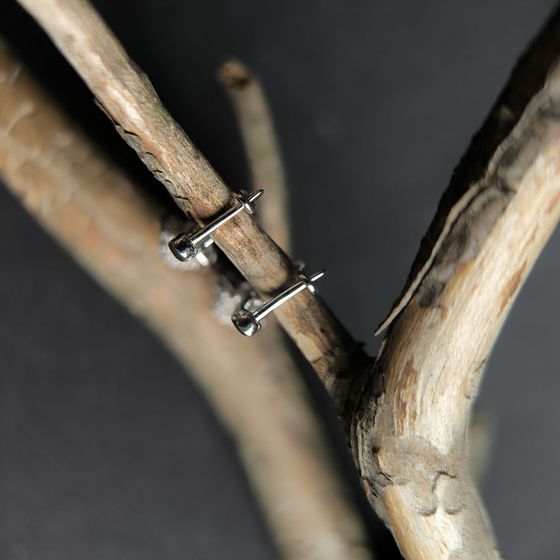 Серебряные серьги с фианитами Серебряные серьги с фианитами