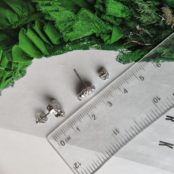 Серебряные серьги без камней Серебряные серьги без камней