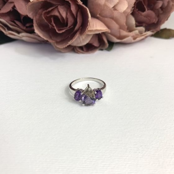 Серебряное кольцо с аметрином nano 1.7ct