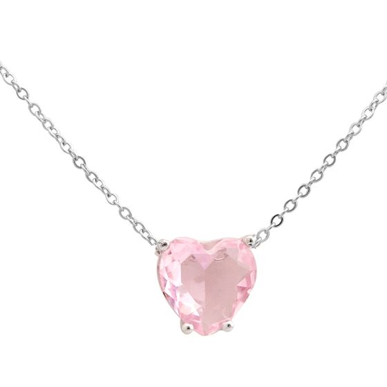 Серебряное колье с фианитами