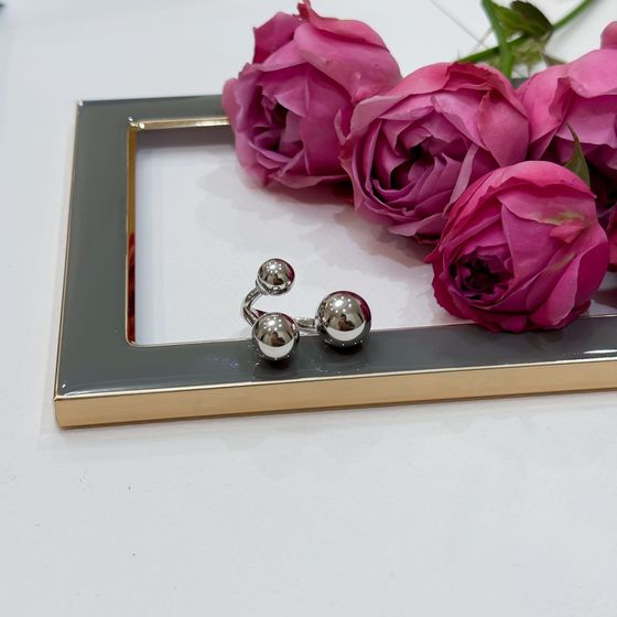 Серебряное кольцо без камней