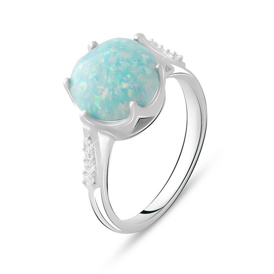 Серебряное кольцо с опалом 1.722ct