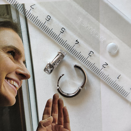 Серебряные серьги с фианитами