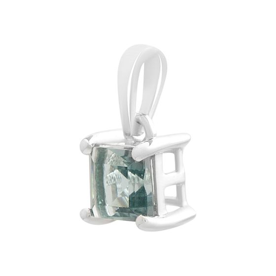 Серебряная подвеска с топазом Лондон Блю 0.675ct