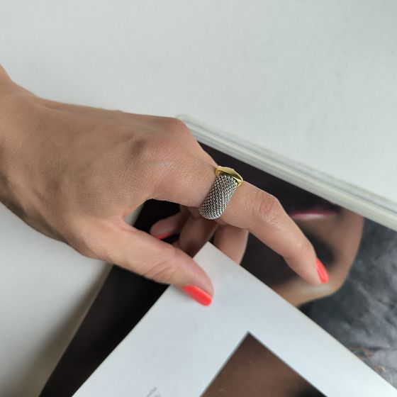 Серебряное кольцо без камней