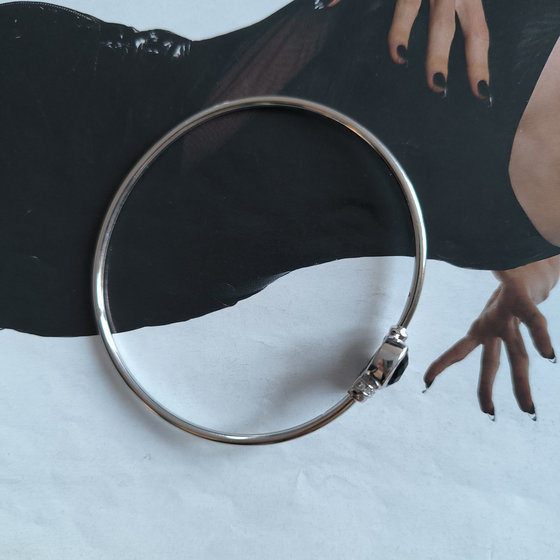 Серебряный браслет с сапфиром nano 2.529ct, фианитами