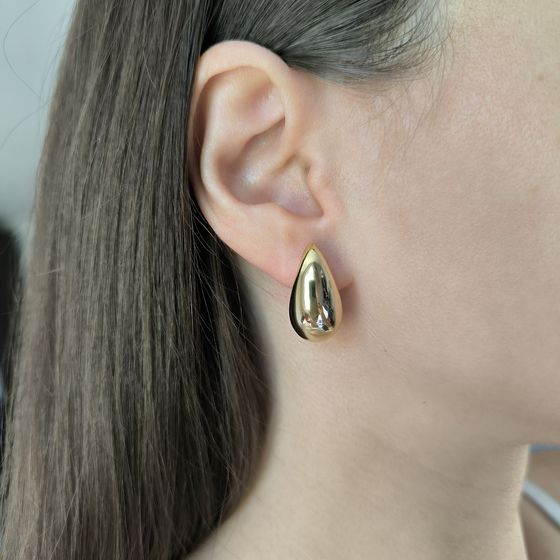 Серебряные серьги без камней