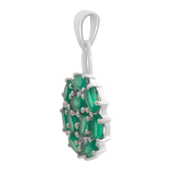 Серебряная подвеска с агатом 1.937ct