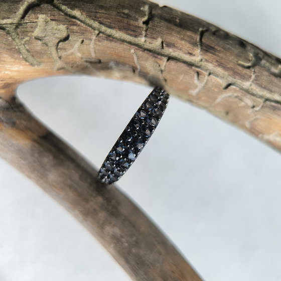 Серебряное кольцо с фианитами