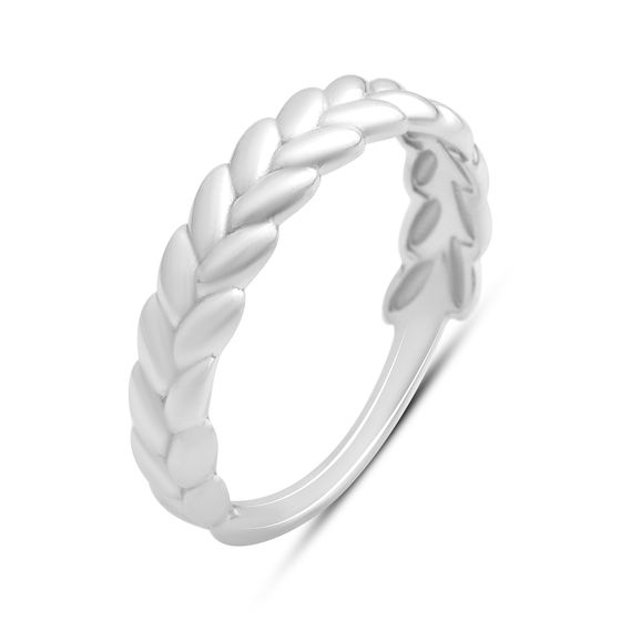 Серебряное кольцо без камней