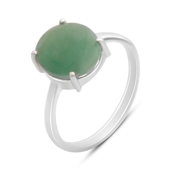 Серебряное кольцо с изумрудом 4.25ct