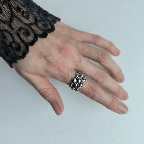 Серебряное кольцо без камней