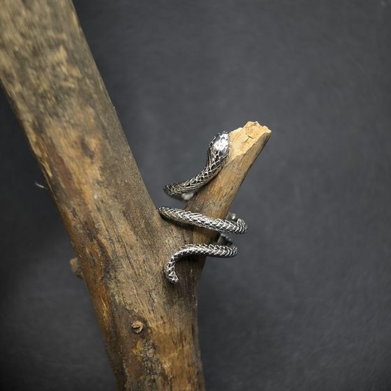 Серебряное кольцо без камней