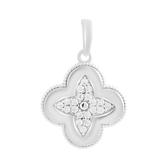 Золотая подвеска с фианитами 0.17ct