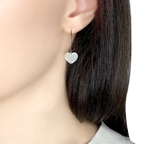 Серебряные серьги без камней