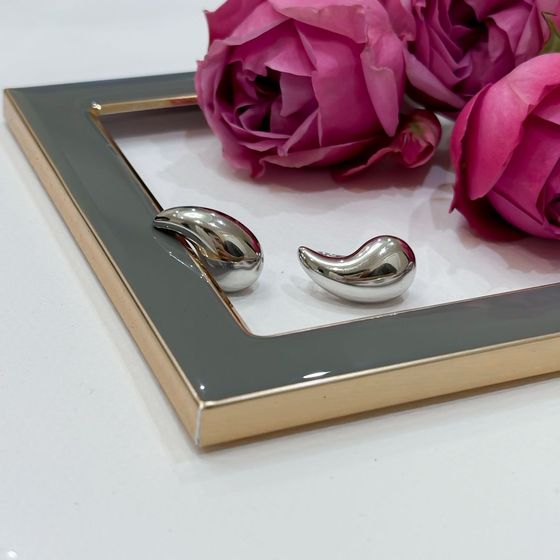 Серебряные серьги без камней