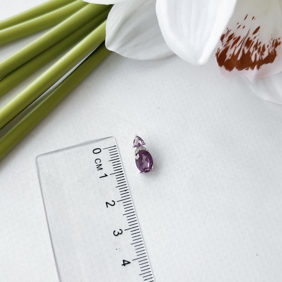 Серебряная подвеска с александритом 1.841ct