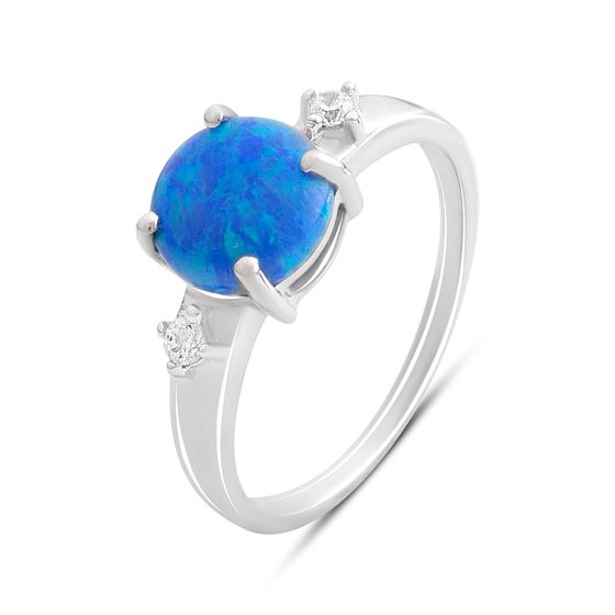Серебряное кольцо с опалом 1.067ct