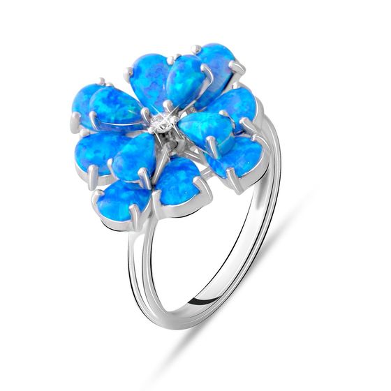Серебряное кольцо с опалом 1.977ct