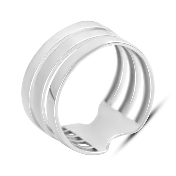 Серебряное кольцо без камней