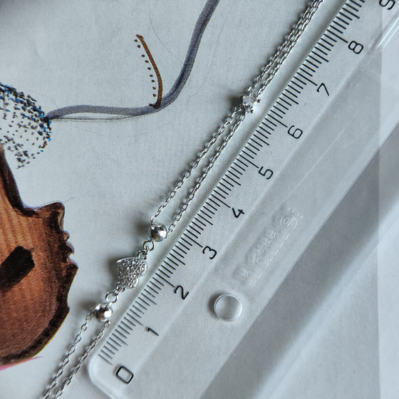 Серебряный браслет с фианитами